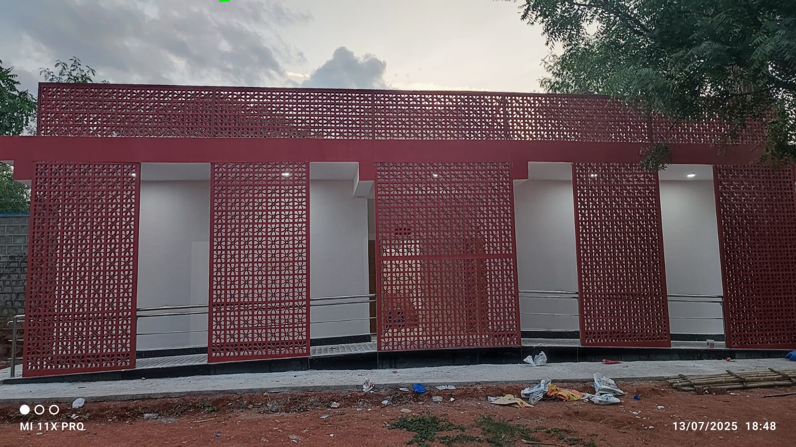 Construction of New Toilets near Herbal Garden at Rashtrapati Nilayam, Hyderabad